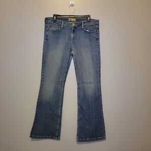 Y2K L.e.i. Lei Ashley Ultra Low Rise Bootcut Jeans Size 13 Juniors